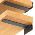 Starunder 6-inch L-shape floating shelf brackets