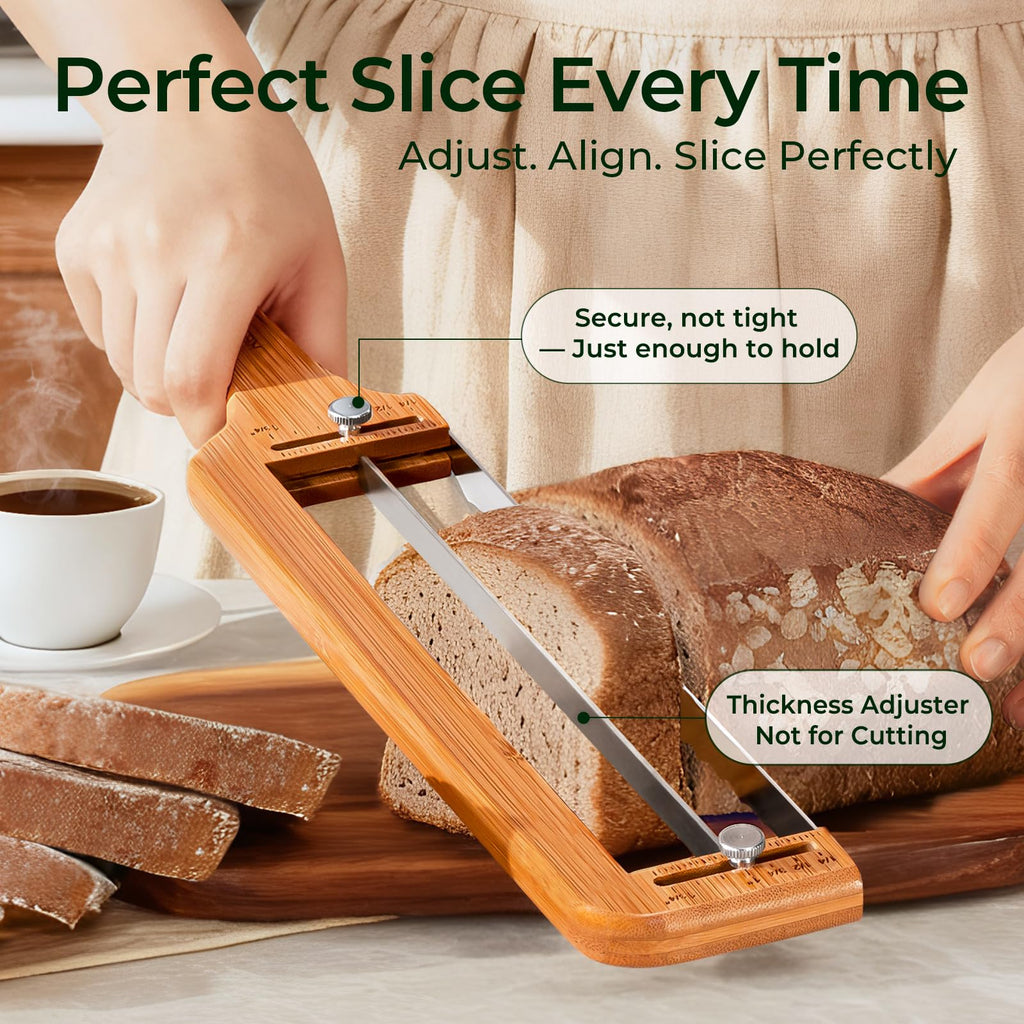 keechee Adjustable Bread Knife for Sourdough and Homemade Loaves image 2