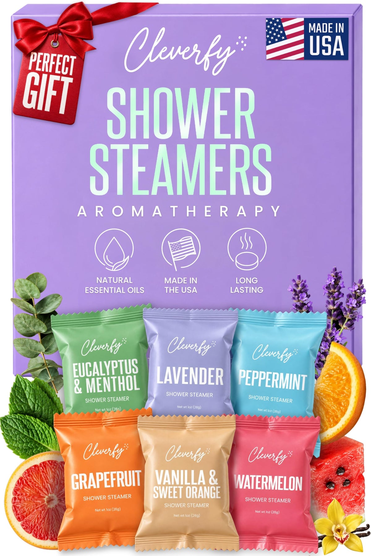 CLEVERFY Cleverfy Shower Steamers, Stocking Stuffers for - Bath