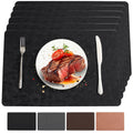 BxzanDya Bxzandya Vinyl Plastic Placemats Set of - Tables & Desks