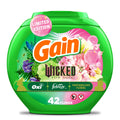 Box of Gain Wicked: For Good 42-count Fantabulous Floral 3-in-1 laundry detergent pacs