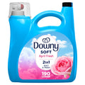 Bottle of Downy April Fresh liquid fabric softener 140 fl oz with label visible