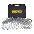 DEWALT 192-piece mechanics socket wrench tool kit inside hard shell toolbox