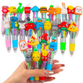 CZWZ 20 colorful 4-in-1 mini ballpoint pens fanned out