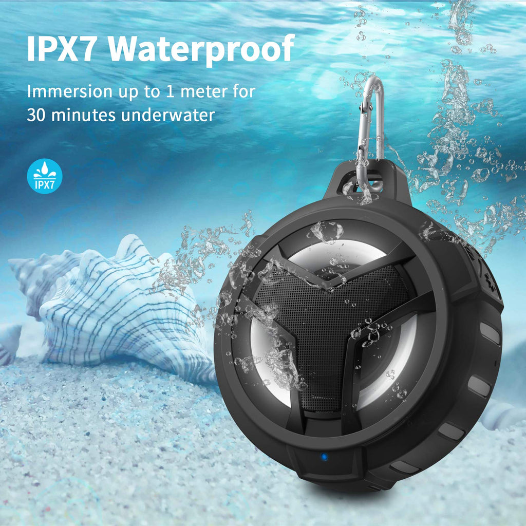 EBODA Bluetooth Shower Waterproof Speaker Portable Gifts for Kayak Teens image 2