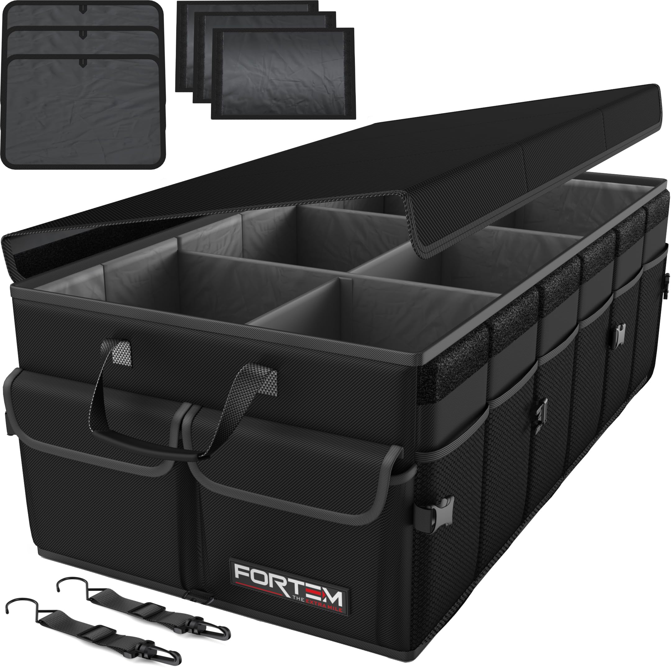 FORTEM FORTEM Trunk Organizer - Foldable Car - Interior Accessories