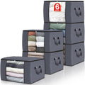 Fab totes storage bags lids holding clothes, blankets