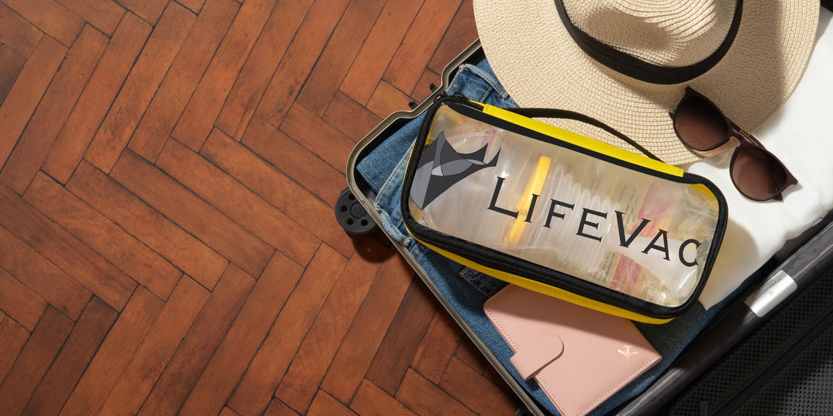 LifeVac Yellow Travel Kit - Portable Suction Rescue Device, First Aid Kit for Kids and Adults, Portable Airway Suction Device for Children and Adults image 9